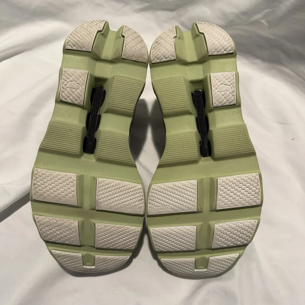 On‎ Cloudmonster Women's Lightweight Running Shoes Gray Green